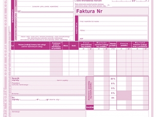 Druk -Faktura 2/3 A-4(o+2k)-j.sam.ter.(n)
