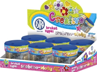 Brokat Creativo 50 g x 2 kol (zoty, srebrny) (0%)