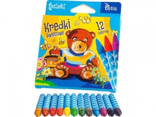 KREDKI TETISKI ŚWIECOWE 12 KOL PR2019