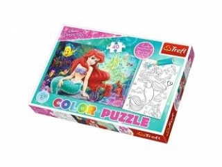 "Color puzzle 40 Podwodne królestwo" / Disney Princess