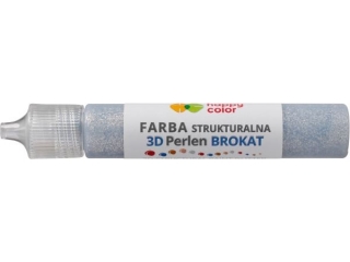 Farba 3D 32ml, brokat opalizujący , Happy Color