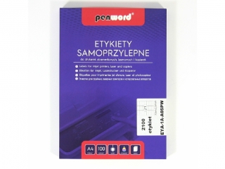 ETYKIETY SAMOPRZYLEPNE A4 21 x 70 x 42, 3 100 ARKUSZY