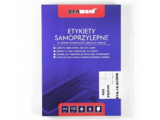 ETYKIETY SAMOPRZYLEPNE A4 4 x 105 x 148 100 ARKUSZY