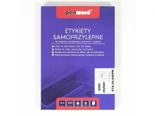 ETYKIETY SAMOPRZYLEPNE A4 40 x 52, 5x29, 7100 ARKUSZY