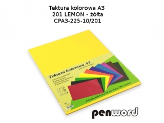 BRYSTOL/TEKTURA KOL. A3 201 LEMON/ӣTA CPA3-225-10 (SZPSH)