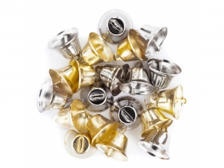 DZWONECZKI METALOWE 2, 6 CM MIX, 20 SZT. [opakowanie=3szt]