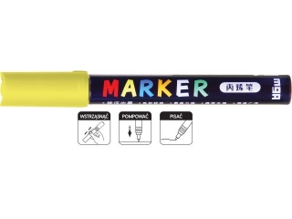 Marker akrylowy 1-2 mm, żółty neon, MG