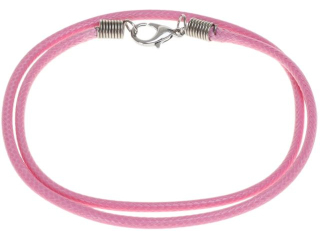 Naszyjnik z zapiciem grubo: 3 mm  dugo : 45  cm  kolor: rowy