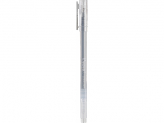 Długopis żelowy 0, 6mm, srebrny, MG [opakowanie=12szt]