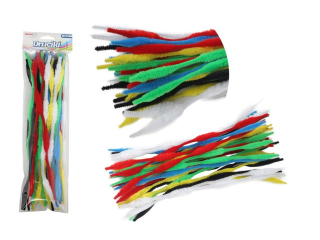 Druciki kreatywne falowane  dugo : 30  cm  ilo : 30 szt kolor: mix