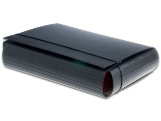 PENMATE TECZKA ŁAMANA A4/8 CM NA GUMKĘ ECOLINE CZARNA