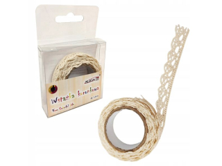 Wst��ka WK-1564 bawe�niana, koronkowa 1, 8m x 1, 5cm PROM