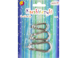 Karabiczyki PH-2639 op. 3szt., rozm: 3cm, 5cm i 6cm