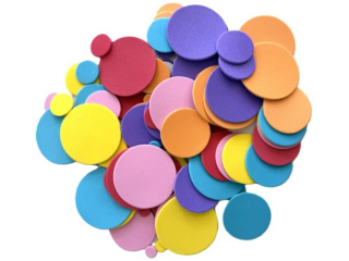 Naklejki z pianki  nazwa: kka ilo : 100 szt