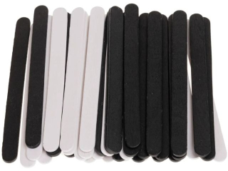 Patyczki kreatywne prostoktne  rozmiar: 114 mm ilo : szt kolor: biao czarne