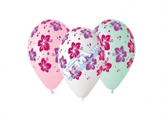 Balony premium na hel HIBISKUS 5 szt