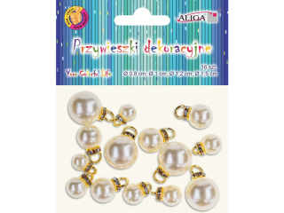 Przywieszki dekoracyjne ZWD-3582 mix rozm., op. 16szt.