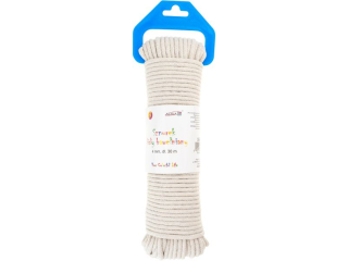 Sznurek baweniany SB-3520 biay 4mm x 30m