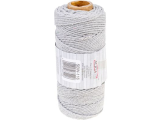 Sznurek baweniany SBW-116 szary 3mm 100m (splot 21 nitek)
