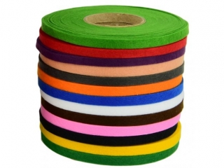 Filcowa wstka do Quillingu 0, 5x600 x 13 szt. Zielona BAMBINO HOBBY