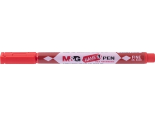 Foliopis M, permanentny, czerwony, MG