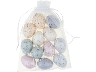 Plastikowe jajka wielkanocne z zawieszk�