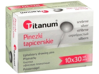 PINEZKI TAPIC.SREB 30SZT KART [opakowanie=10szt]