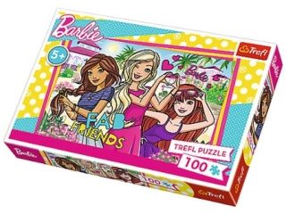 Puzzle "100 Wakacje Barbie" / Mattel, Barbie