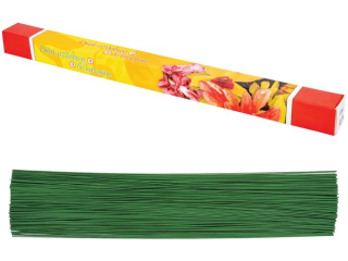 Druty florystyczne DA-4175 zielone, rozm. 1, 6mm x 40cm, 1kg (ok. 165szt.)