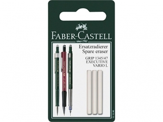 GUMKA ZAPASOWA DO OŁÓWKA GRIP 1345/1347 3 SZT. BLISTER FABER-CASTELL