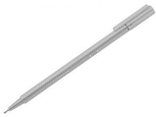 Pisak broadliner triplus, 0.8 mm, jasnoszary, Staedtler [opakowanie=10szt] (wyprzeda targ gdd)