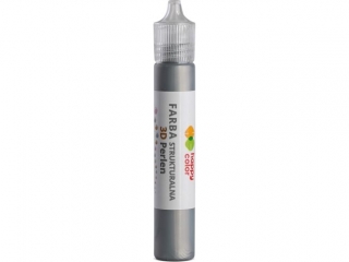 Farba 3D, 32ml, srebrny, Happy Color