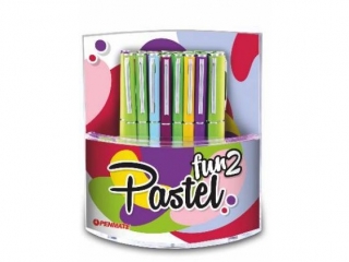 PENMATE DUGOPIS METALOWY FUN PASTEL 2 W DISPLEJU 25 SZT. [opakowanie=25szt]