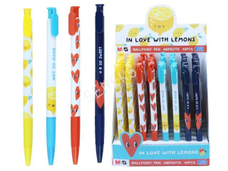 Dugopis automatyczny Lemon 1, 0, 5mm, niebieski, rne motywy, MG