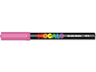Marker akrylowy Mocalo 1mm r�owy 514, MG [opakowanie=9szt]