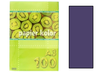 Papier (jk) A3-100 granatowy