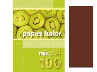 Papier (jk) A4-100 ciemnobrązowy