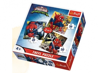 Puzzle "3w1 Świat Spidermana" / Disney Marvel Spiderman