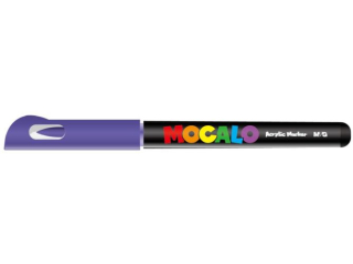 Marker akrylowy Mocalo, p�dzelkowy, liliowy, 802, MG [opakowanie=9szt]