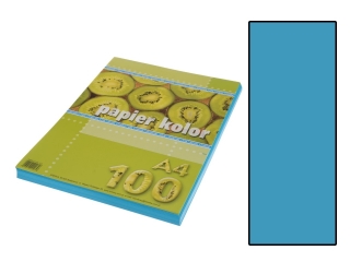 Papier (jk) A4-100 niebieski 160g