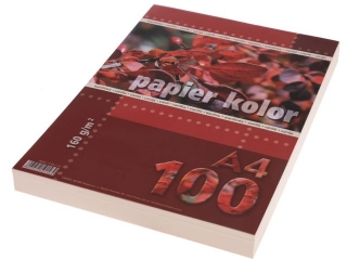 Papier (jk) A4-100 waniliowy 160g
