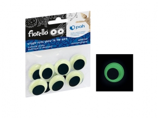 Confetti Fiorello GR-KE10-25F oczka samoprzylepne fluorescencyjne (sz)
