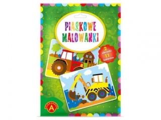 PIASKOWE MALOWANKI-KOPARKA, TRAKTOR