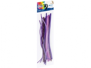 Druciki kreatywne FIORELLO GR-CH020, 30 cm, 20 szt. fioletowe KWBN24