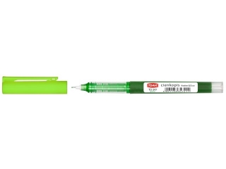 Cienkopisy kapilarne, koñcówka 0, 5mm, 8 kolorów zielony [opakowanie=10szt]