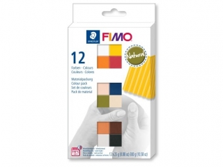 Zestaw FIMO soft, kolory Natural, 12x25g , Staedtler