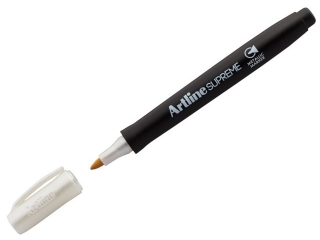 Marker permanentny ARTLINE SUPREME METALIC - srebrny [opakowanie=12szt]