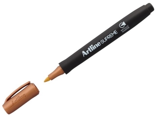 Marker permanentny ARTLINE SUPREME METALIC - br�zowy metaliczny [opakowanie=12szt]