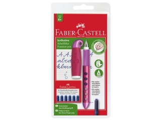 PIÓRO WIECZNE SCRIBOLINO DLA LEWORĘCZNYC H + 6 NABOI BLISTER FABER-CASTELL