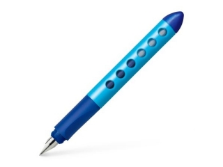 PIÓRO WIECZNE SCRIBOLINO DLA LEWORĘCZNYC H NIEBIESKIE W ETUI FABER-CASTELL